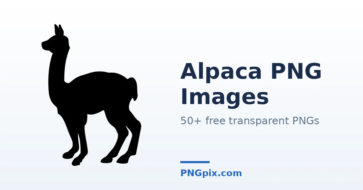 Alpaca PNG images