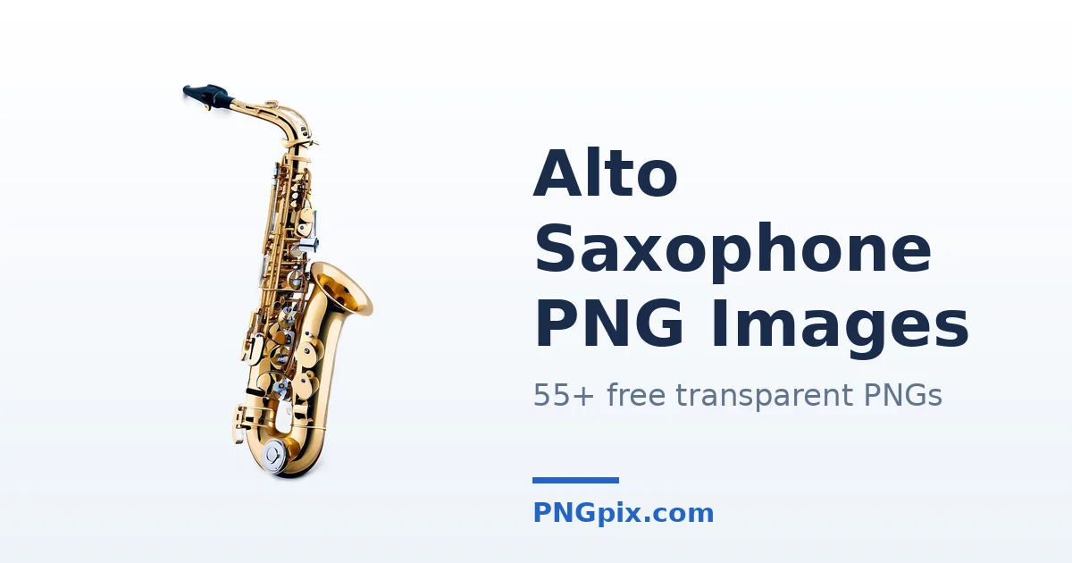 Alto Saxophone PNG images