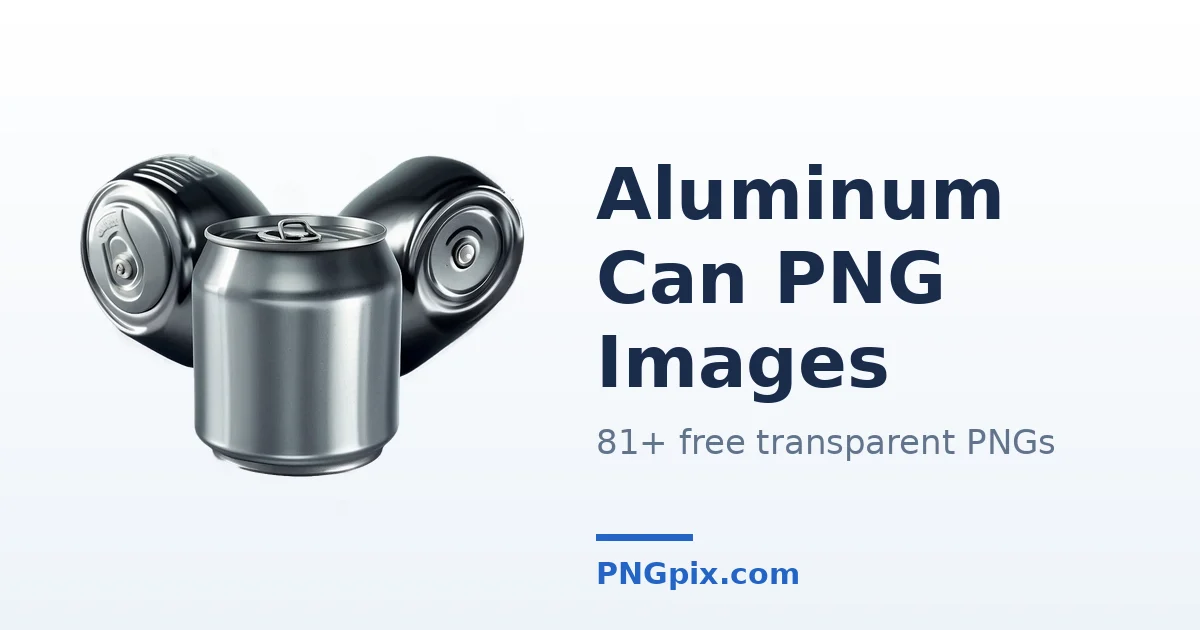 Aluminum Can PNG images