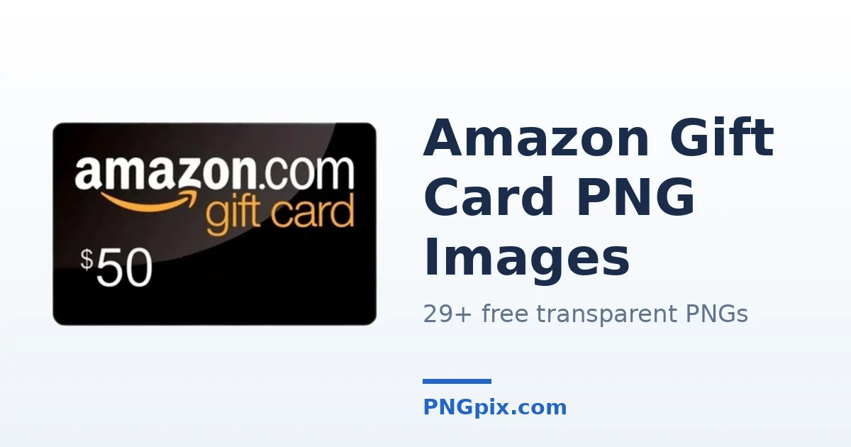 Amazon Gift Card PNG images