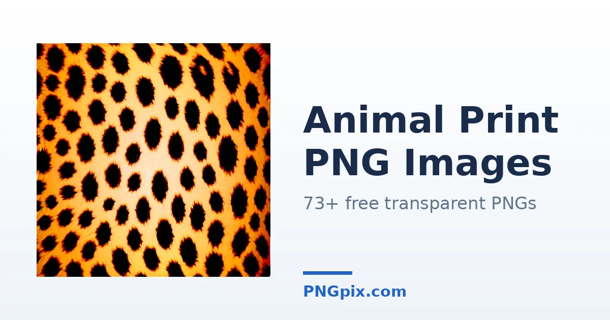 Animal Print PNG images