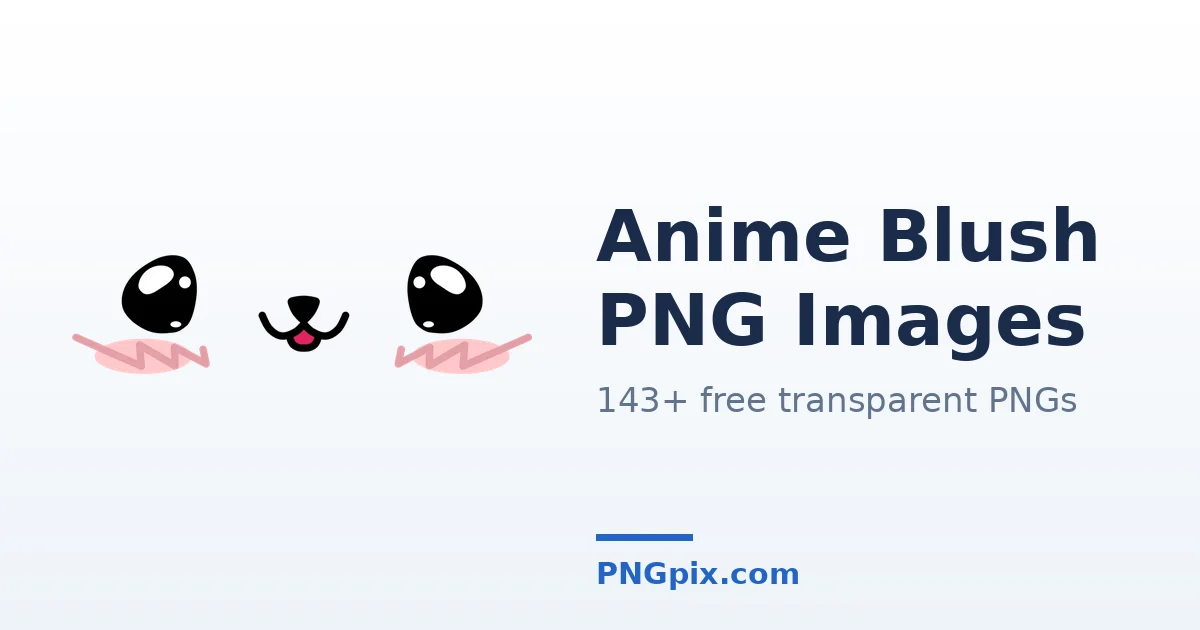 Anime Blush PNG images
