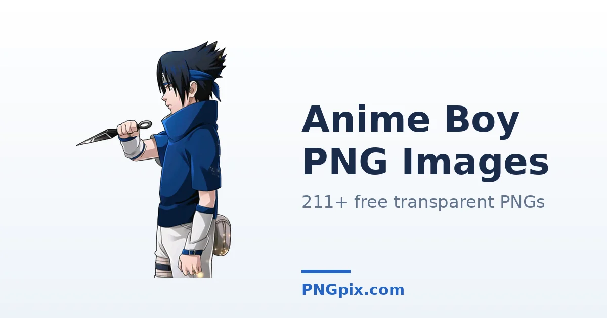 Anime Boy PNG images