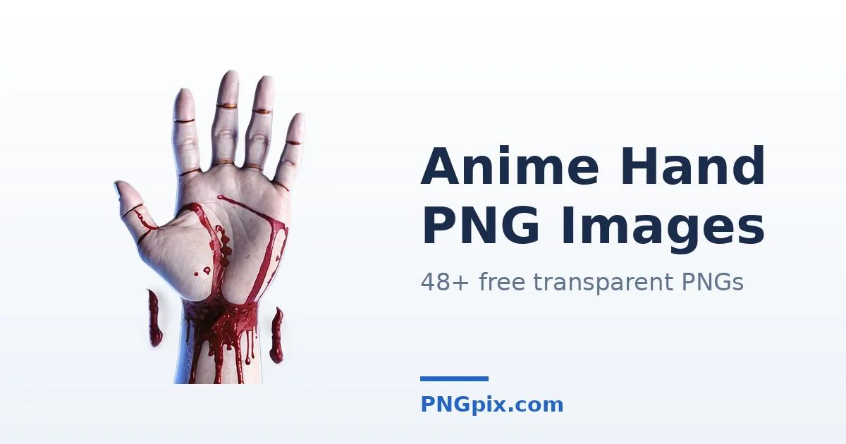 Anime Hand PNG images