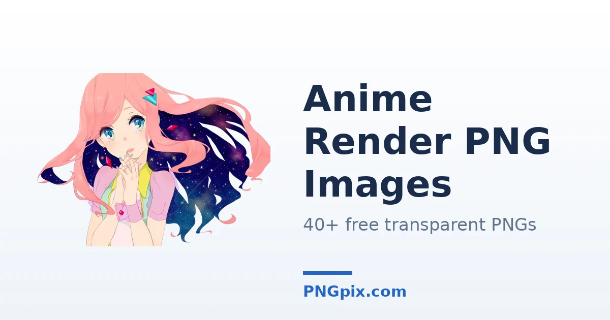 Anime Render PNG images