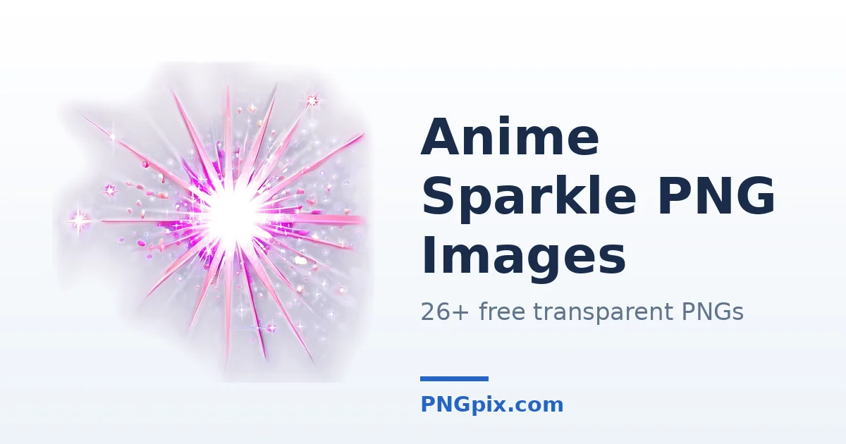 Anime Sparkle PNG images
