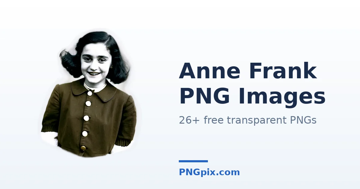 Anne Frank PNG images