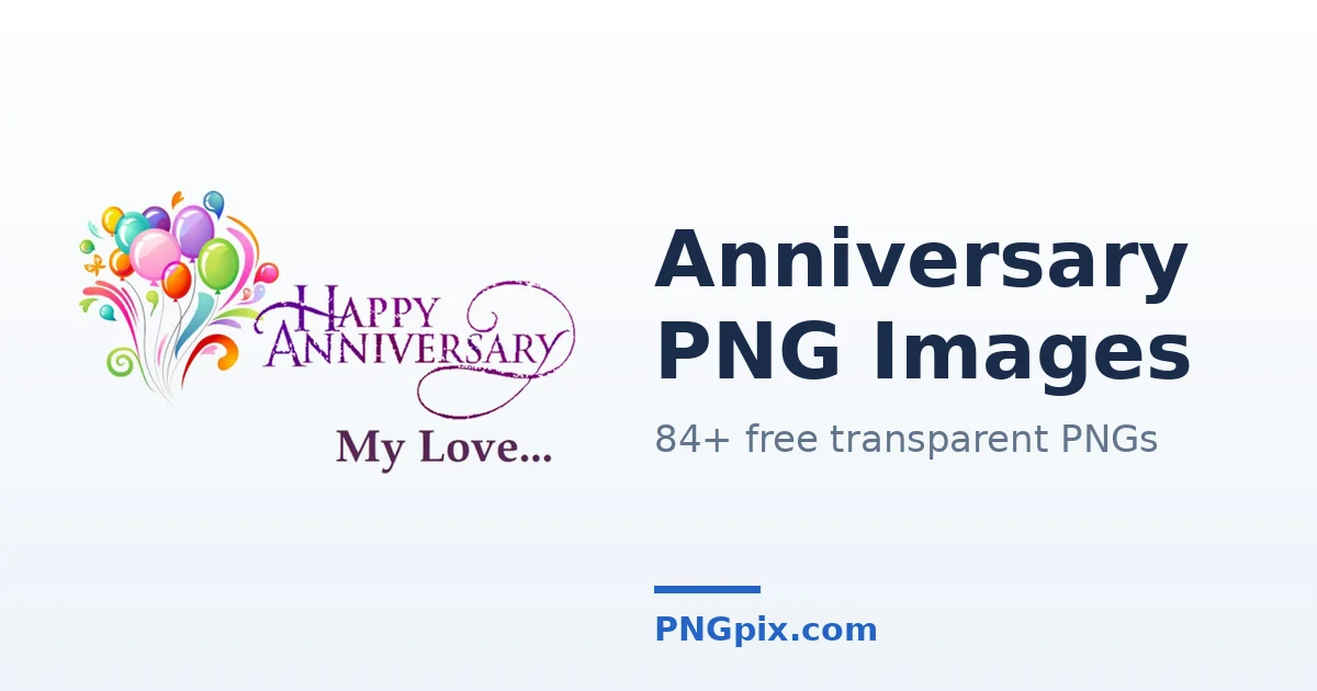 Anniversary PNG images