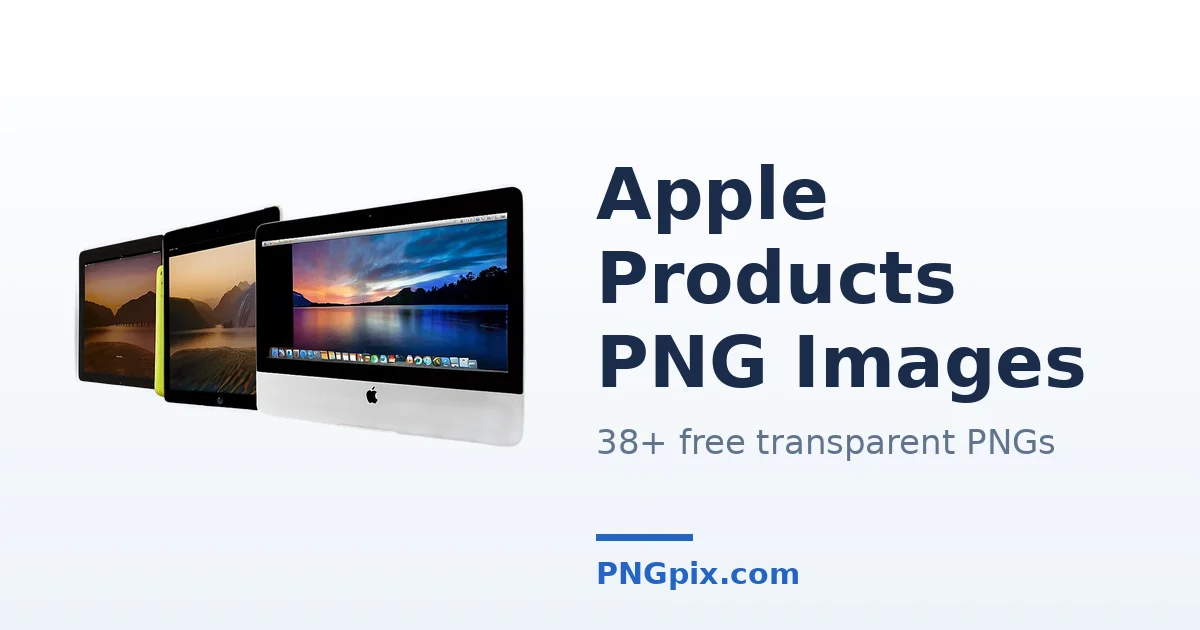 Apple Products PNG images