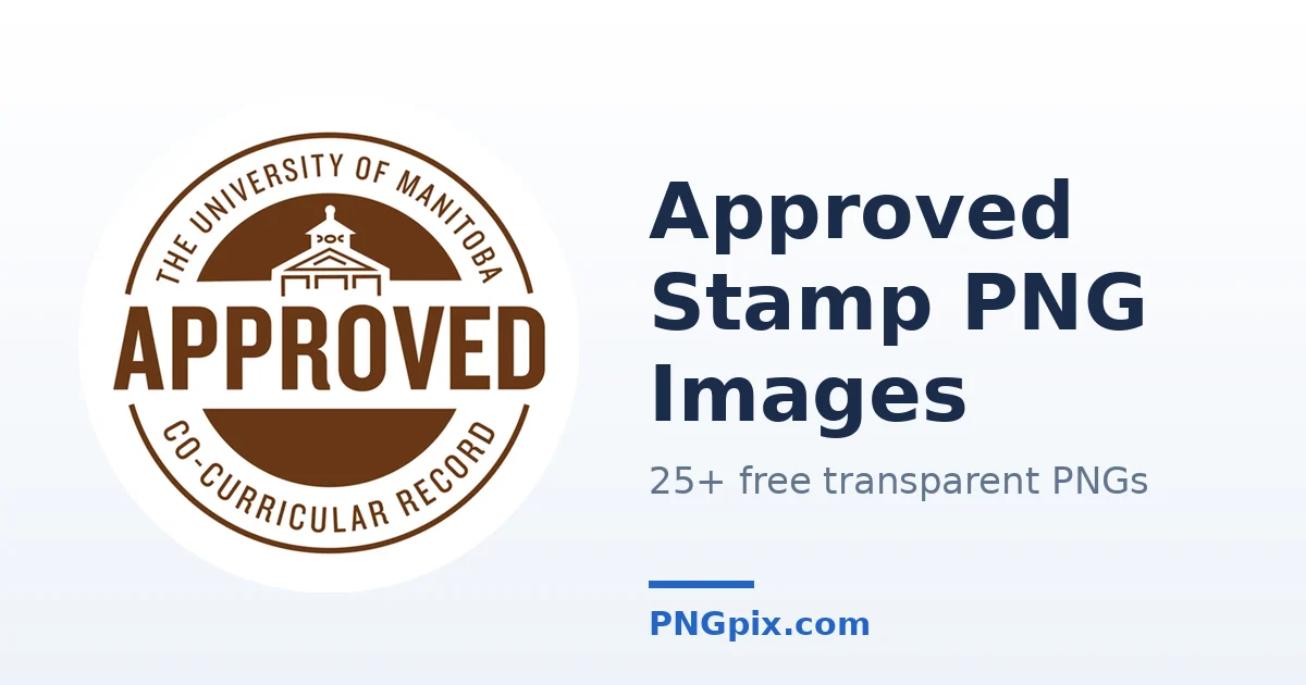 Approved Stamp PNG images