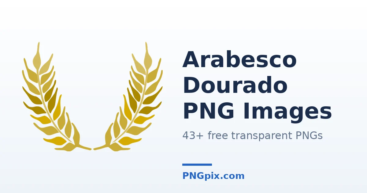 Arabesco Dourado PNG images