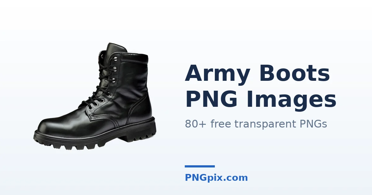 Army Boots PNG images