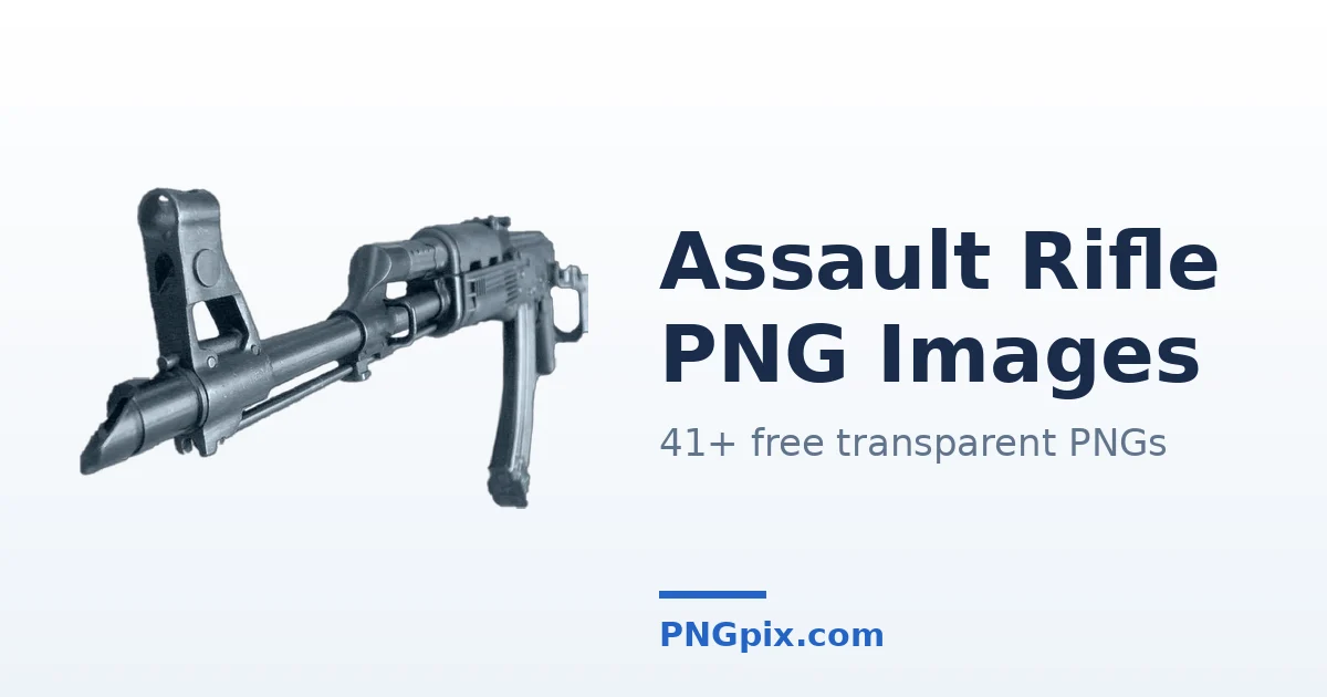 Assault Rifle PNG images