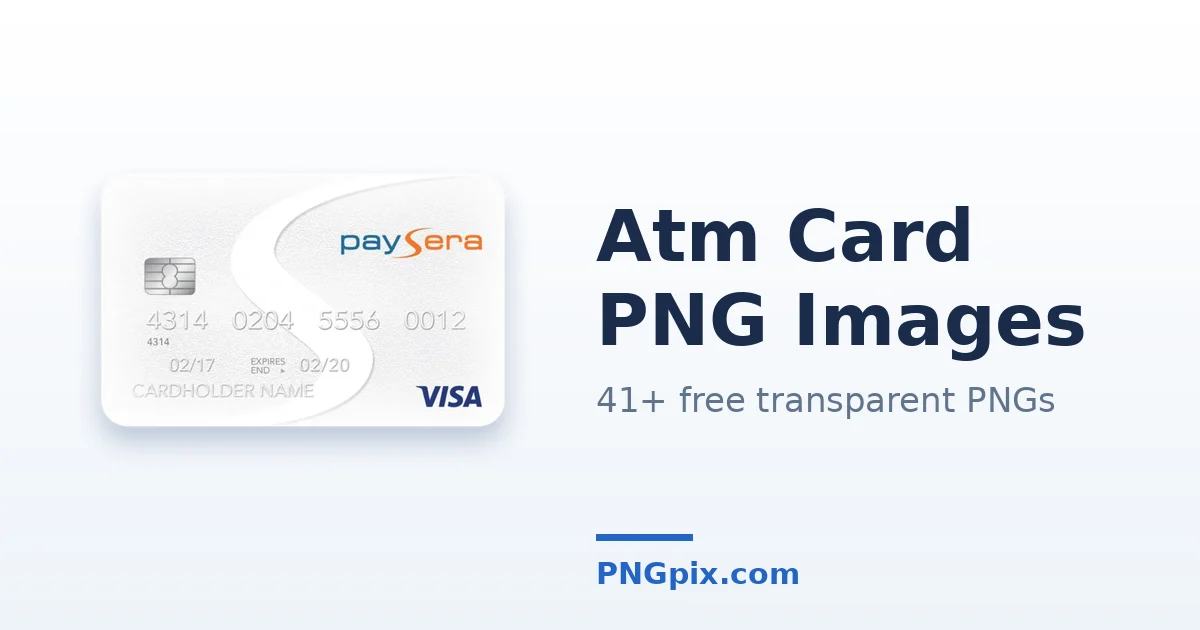 Atm Card PNG images