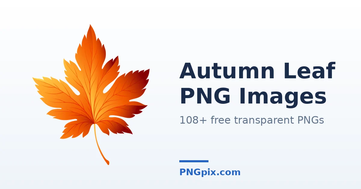Autumn Leaf PNG images