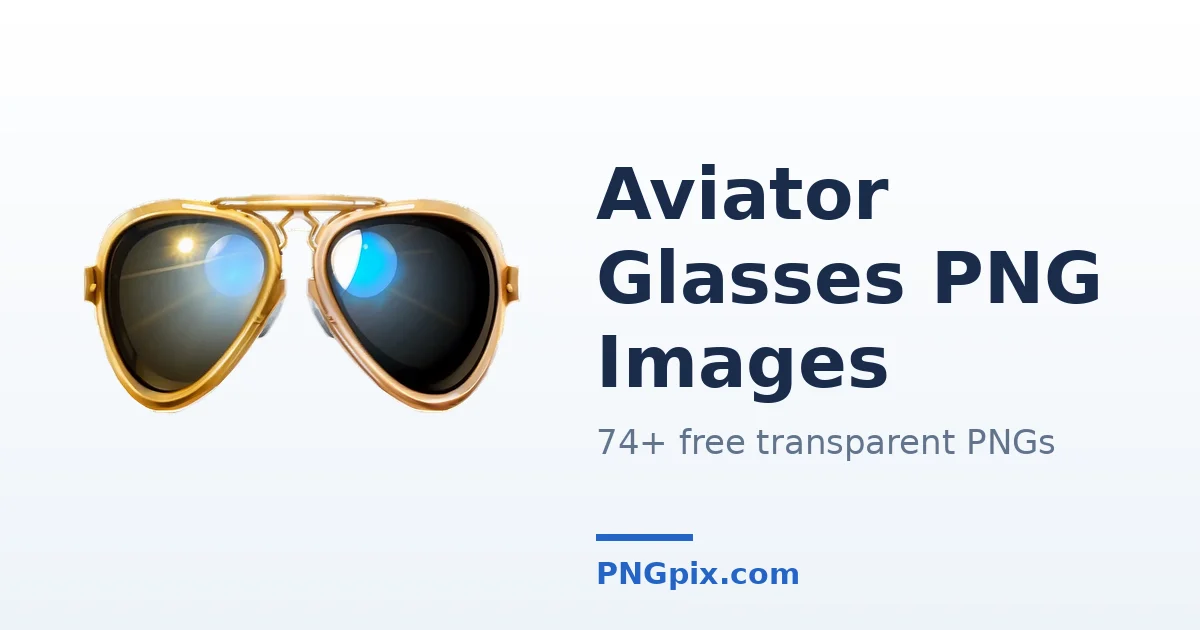 Aviator Glasses PNG images