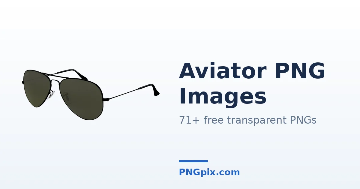 Aviator PNG images