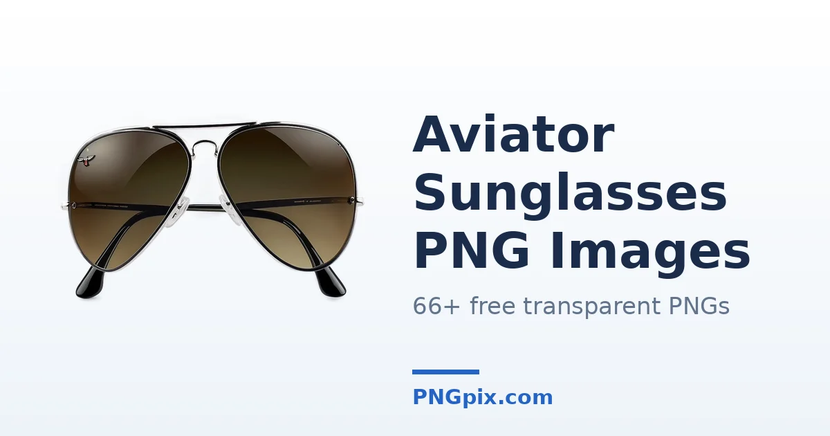 Aviator Sunglasses PNG images