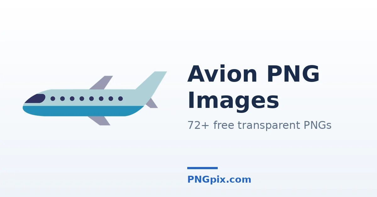 Avion PNG images