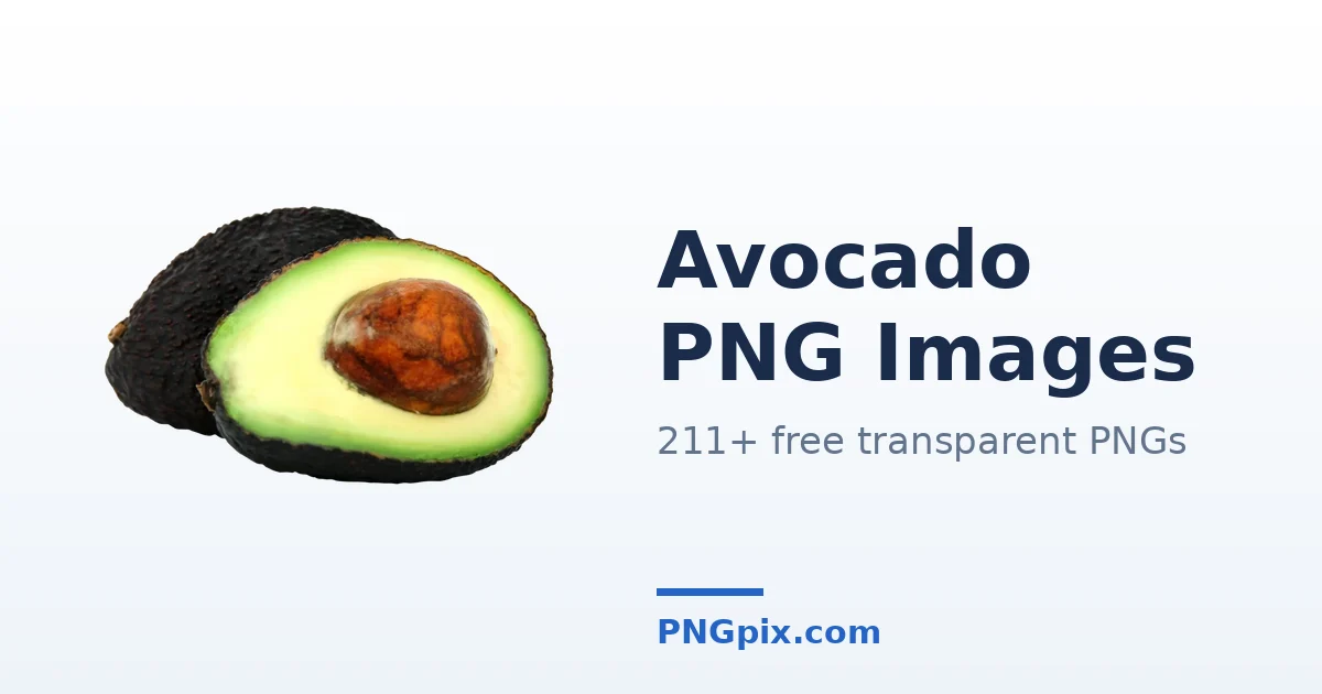 Avocado PNG images
