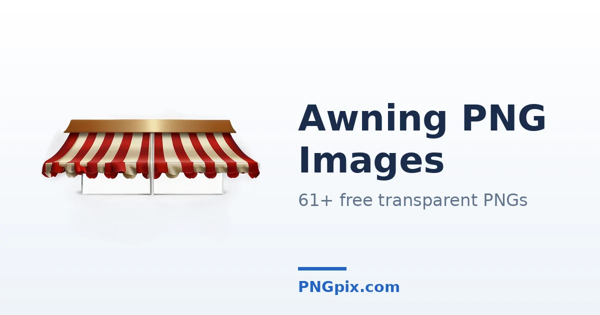 Awning PNG images