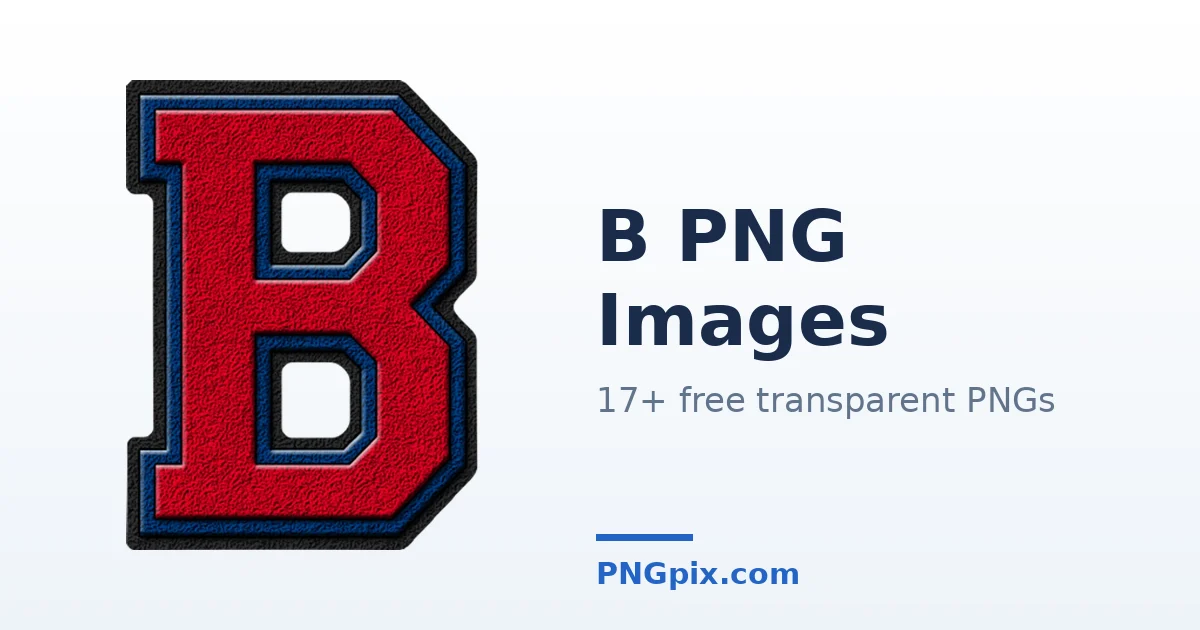 B PNG images
