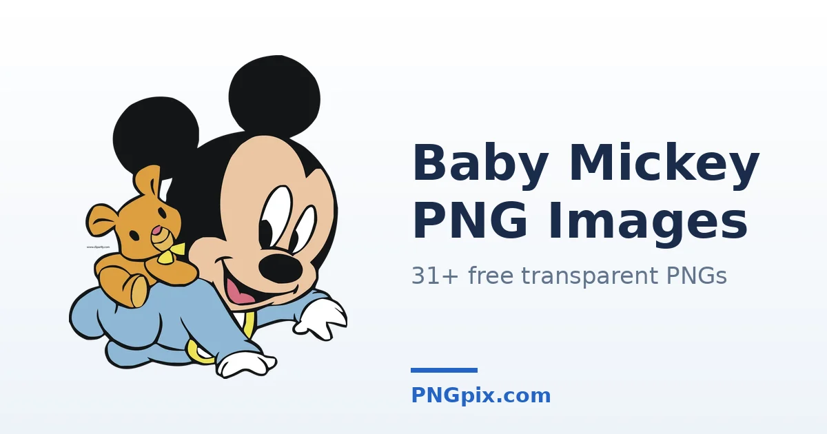 Baby Mickey PNG images