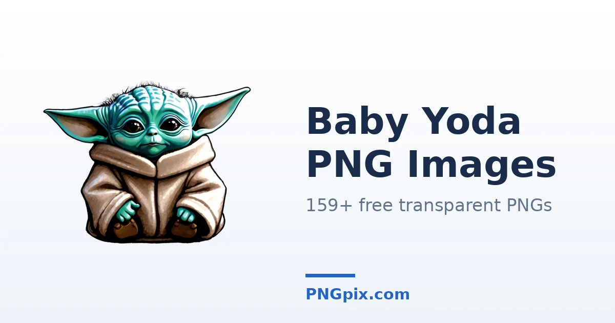 Baby Yoda PNG images