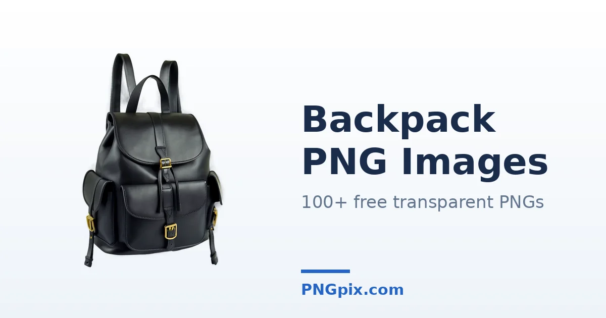 Backpack PNG images