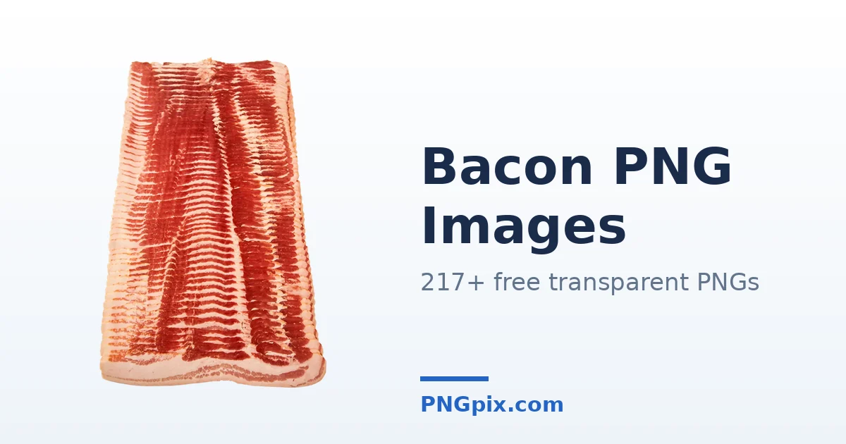 Bacon PNG images