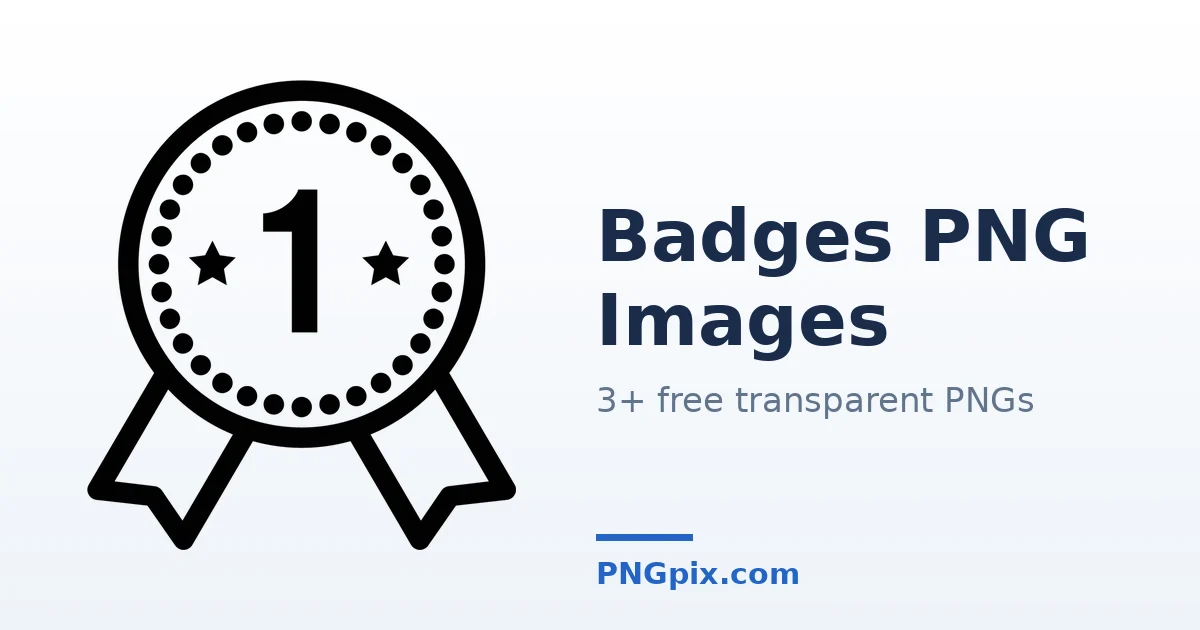 Badges PNG images