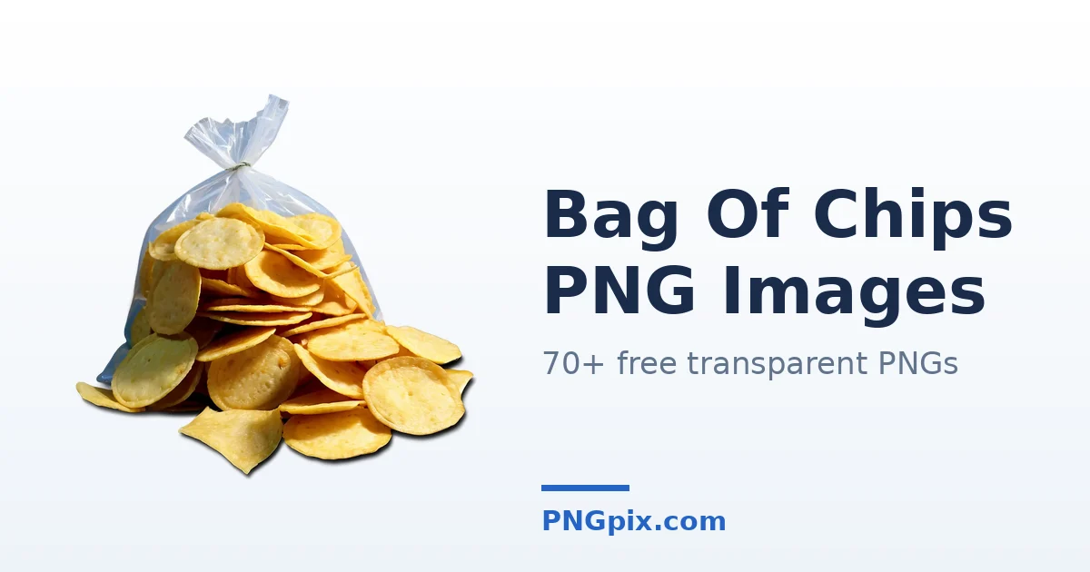 Bag Of Chips PNG images