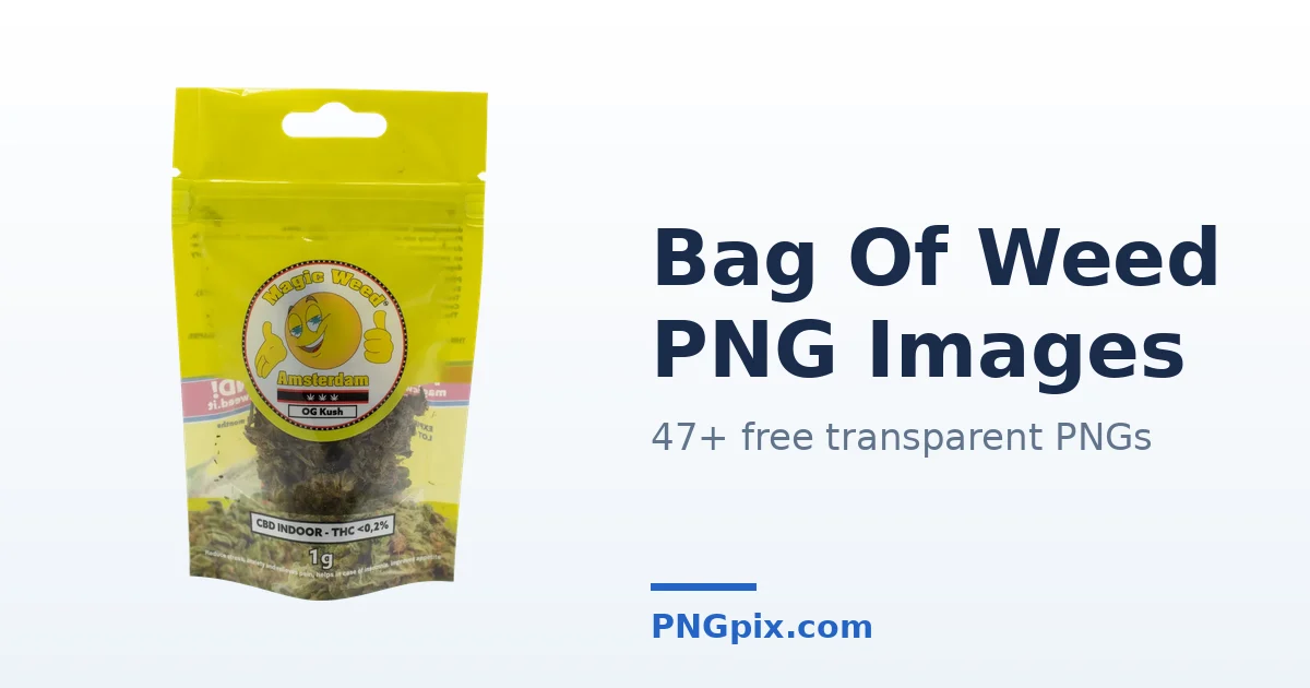 Bag Of Weed PNG images