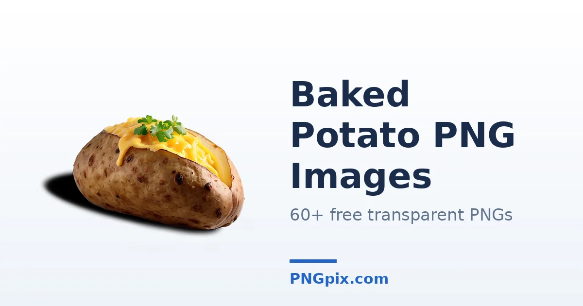 Baked Potato PNG images