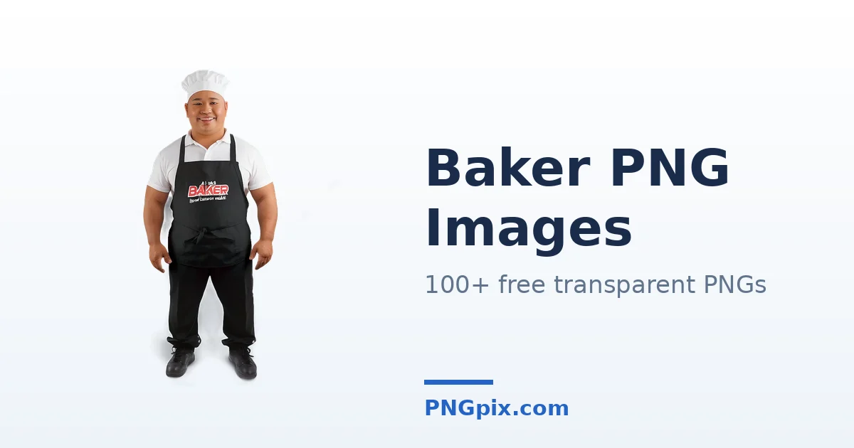 Baker PNG images