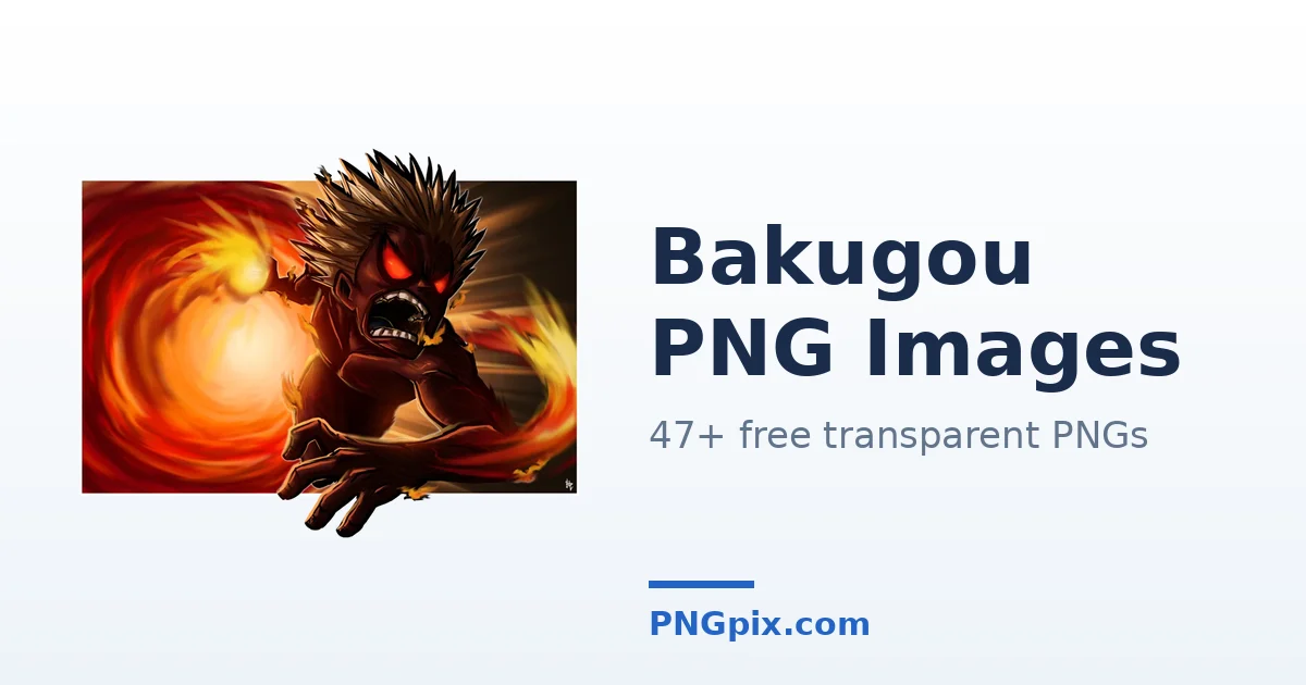 Bakugou PNG images