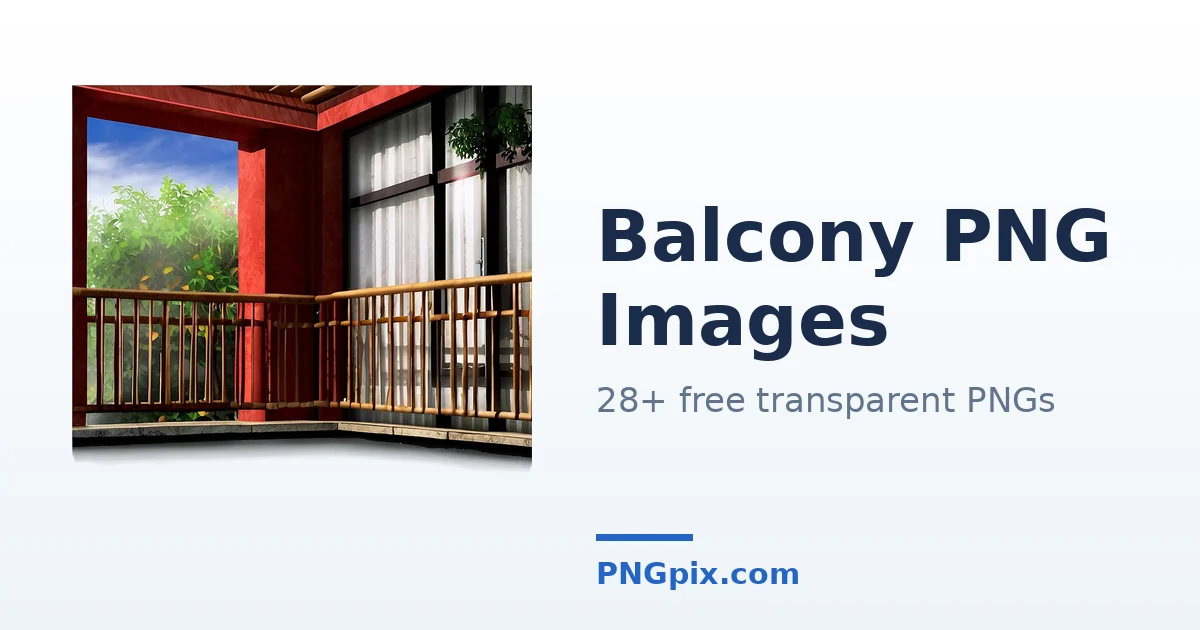 Balcony PNG images
