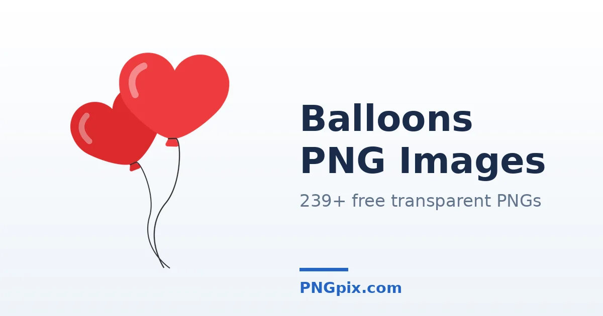 Balloons PNG images