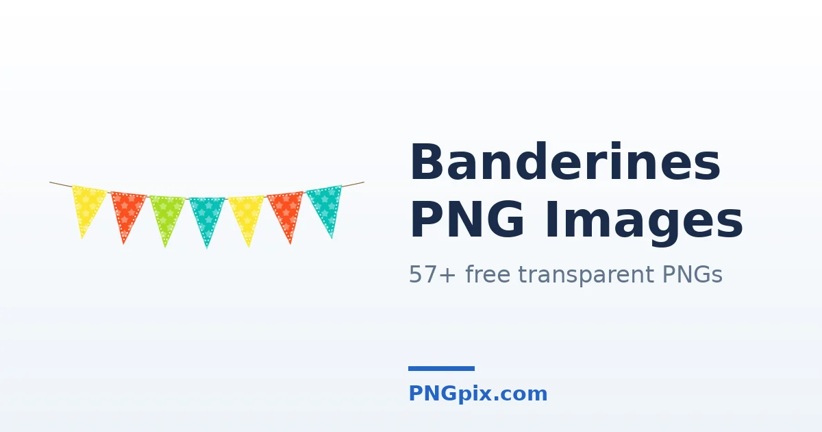 Banderines PNG images