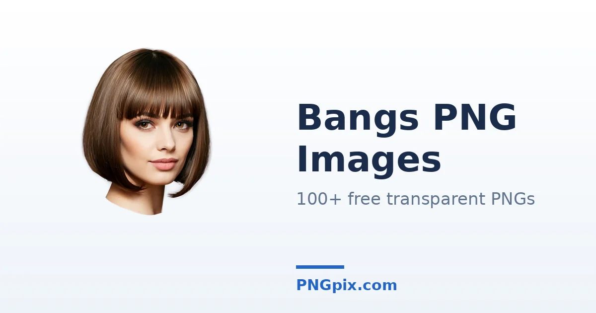 Bangs PNG images