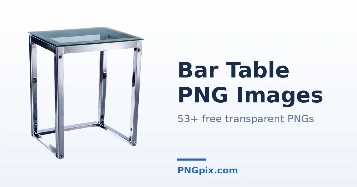 Bar Table PNG images