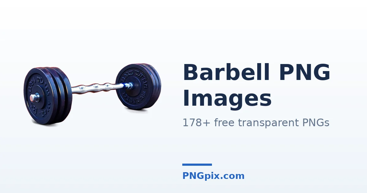Barbell PNG images