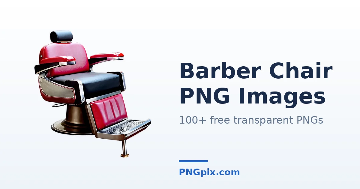 Barber Chair PNG images