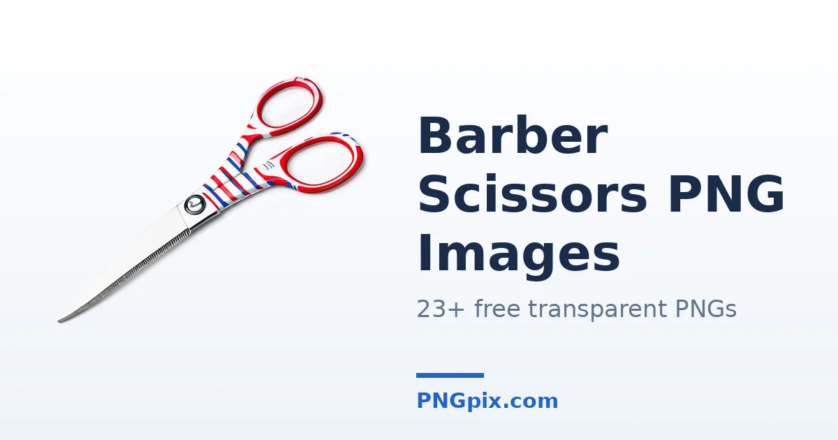 Barber Scissors PNG images