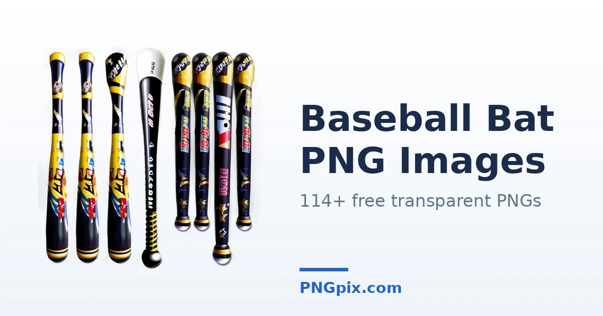Baseball Bat PNG images