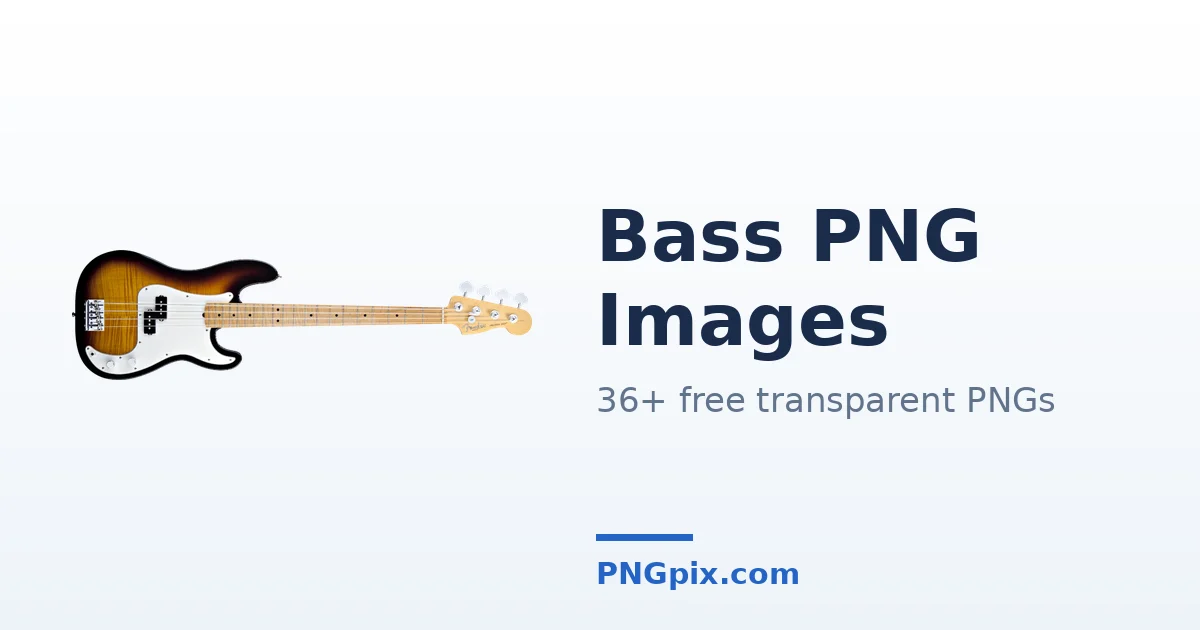Bass PNG images