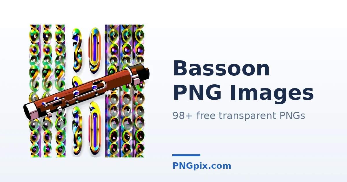 Bassoon PNG images
