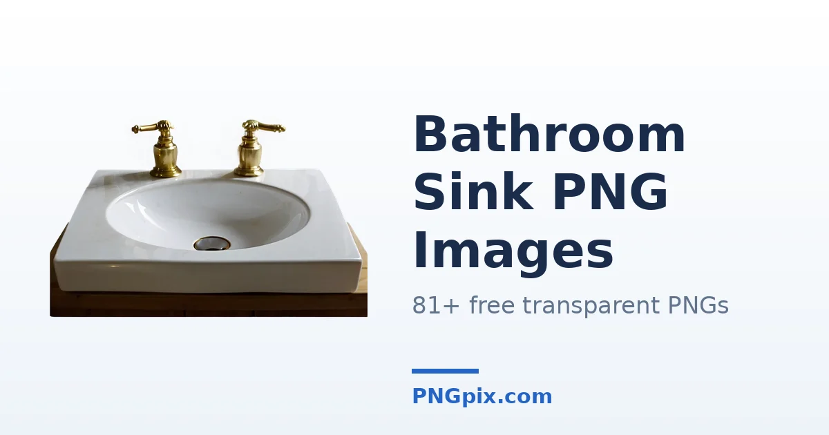 Bathroom Sink PNG images