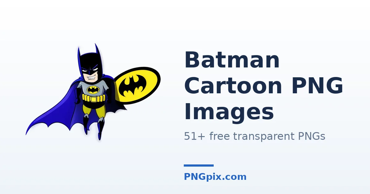 Batman Cartoon PNG images