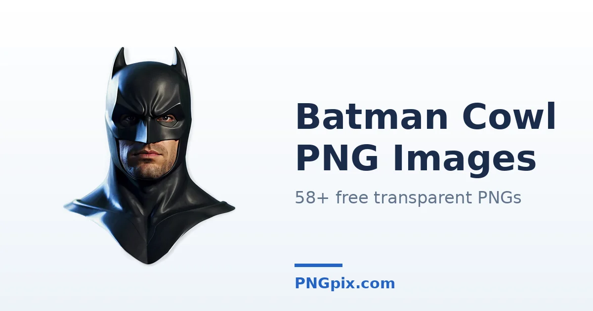 Batman Cowl PNG images